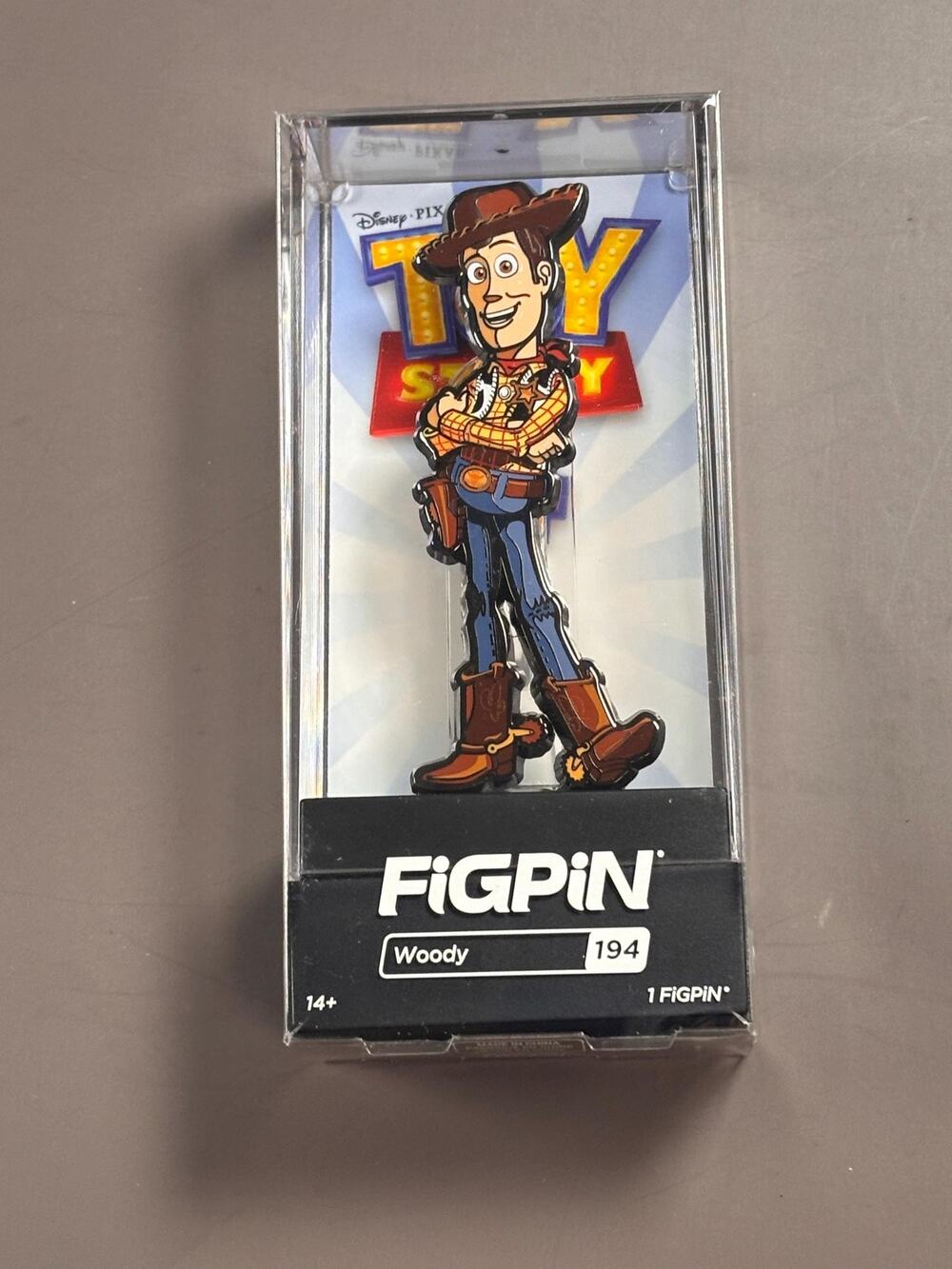 Woody FiGPiN #194 Disney Pixar Toy Story 4 Enamel Collector Pin New